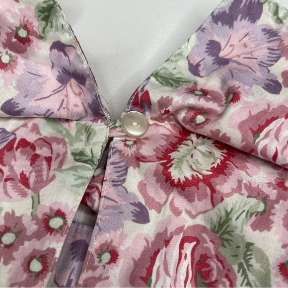 Laura Ashley Mother Child Vintage Romper Jumper Floral Cottagecore Cotton Boho - Picture 8 of 12